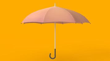 umbrella with yellow background photo