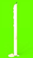candle with green background photo