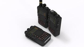 walkie talkie with white background photo
