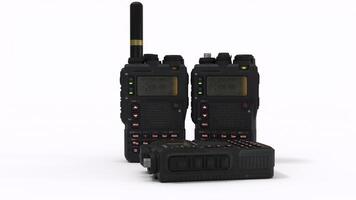 walkie talkie with white background photo