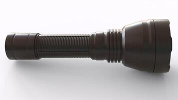 LED Torch Light with white background photo
