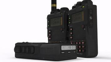 walkie talkie with white background photo