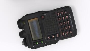 walkie talkie with white background photo