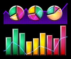Infographic elements and diagrams vector