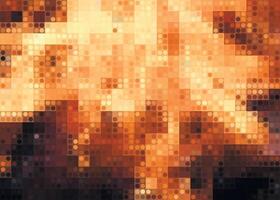 bonfire digital abstract pixel image vector