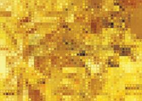 A gold background with many small yellow dots vector