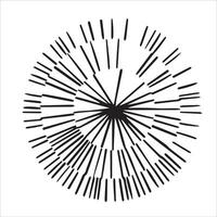 Top view. Hand drawing of tree. Architectural ink drawing. vector