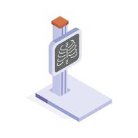 An amazing icon of x ray machine in modern design style vector
