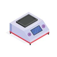 Digital weighing scale for monitoring body weight and health vector