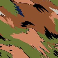 A camouflage pattern with many different colors vector