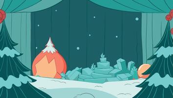 Christmas background with copy space vector