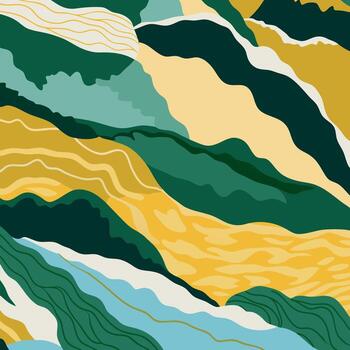 A colorful abstract pattern with waves vector