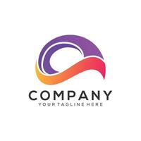 Abstract brain logo design vector