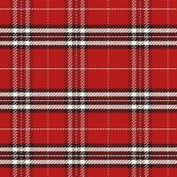 Christmas background with tartan style design vector