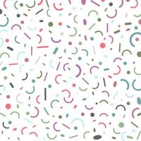 Abstract background with memphis style pattern design vector