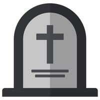 Tombstone icon isolated on white background. vector