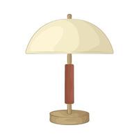 Illustration of table lamp vector