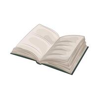 Illustration of open book vector