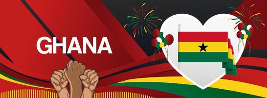 Modern design for Ghana vector