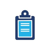 clipboard colored icon design good for web or mobile app vector
