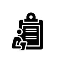 survey officer solid icon design good for web or mobile app vector