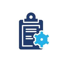 technical report colored icon design good for web or mobile app vector