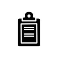 clipboard solid icon design good for web or mobile app vector