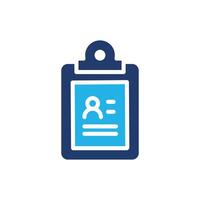 profile colored icon design good for web or mobile app vector