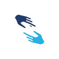 compassion colored icon design good for web or mobile app vector