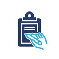 task list clipboard colored icon design good for web or mobile app vector