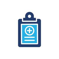 medical record colored icon design good for web or mobile app vector
