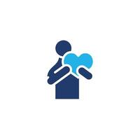 empathy colored icon design good for web or mobile app vector