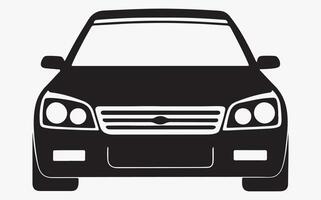 Classic Car Silhouette Line Art image vector
