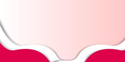White background with red shape vector
