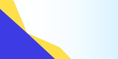 A blue and yellow background with a triangle vector