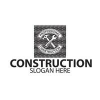 professional construction company home new construction recreate, business, modern construction simple construction unique construction logo vector