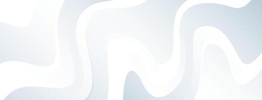 white and gray flow abstract background vector