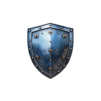 a shield with rivets on it on a transparent background png
