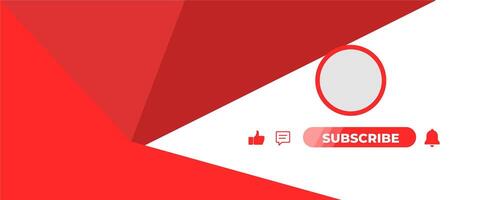 A red and white background with a white and red shape vector