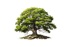 Arjuna Tree on transparent background. png