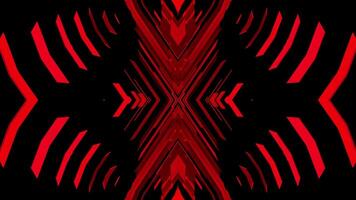 A red and black abstract design with a black background video