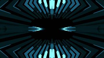 Abstract blue and black background with a star shape video
