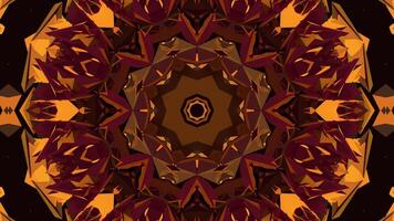 uma circular padronizar com Castanho e laranja cores video