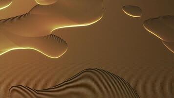 Abstract background with wavy lines and curves video
