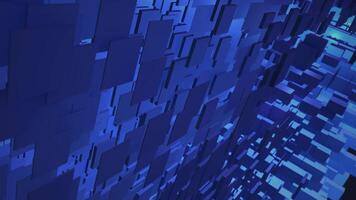 A blue background with many squares on it video