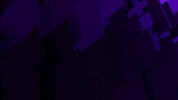 A purple background with squares and triangles video
