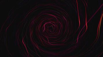 A dark red and pink spiral in the middle of the night video