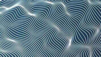 Abstract waves on a blue background video