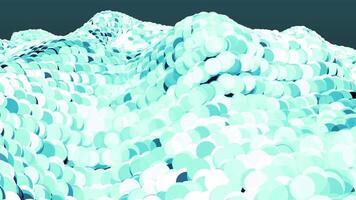 A 3d image of a mountain covered in snow video