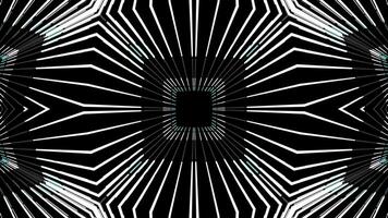Abstract pattern of a black and white striped background video